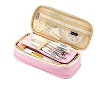 TQVLNMCR Pencil Case Portable Student Pencil Pouch with Zipper Compartments, Marker Pen Bag Box Office Stationery Organizer for Teen, Adult, Boys, Girls(B)