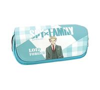 TQVLNMCR Spy x Family Pencil Pouch Waterproof Canvas Pencil Case Large-Capacity Pencil Bag Student Stationery Case(#11)