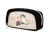 TQVLNMCR Spy x Family Pencil Pouch Waterproof Double zip Large-Capacity Pencil Case Student Stationery Case(#14)