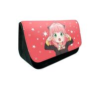 TQVLNMCR Spy x Family Waterproof Canvas Pencil Case Large-Capacity Pencil Bag Student Stationery Case Pencil Pouch(#9)
