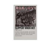 TQWEQWH Bon Jovi Poster Wall Art Aesthetic Cover Poster Design Painting for Living Room Bed Room 08x12inch(20x30cm) Unframe-style