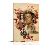 TQWEQWH Dexter Poster Wall Art Aesthetic Cover Poster Design Painting for Living Room Bed Room 08x12inch(20x30cm) Frame-style
