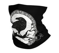 TQWSVUM 3D Viking Print Balaclava Bandana Neck Gaiter Scarf Headband for Womens Mens - Norse Mythology Graphics Outdoor Street Hiking Multifunctional Headwear