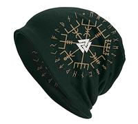 TQWSVUM Norse Mythology Viking Slouchy Beanie Hat -Men Women 3D Printed Graffiti Elastic Skullies Bonnet Stocking Cap