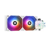 TR-AQUA ELITE 240 White V3 CPU Liquid Cooler, 2 ARGB PWM Fans with S-FDB Bearings, Efficient PWM Controlled Pump, for AMD / AM4 / AM5 Intel LGA1150 / 1151/1200 / 2011/1700/1851