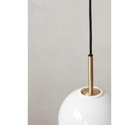 TR Bulb Pendant lamp Audo Brushed brass / opal matt bulb - 5709262031498