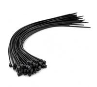 TR Cable Heavy Duty Cable Ties Black 12mm x 650mm, Pack of 20