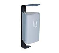 Tr Can Garbage Bin Tr Can, Outdoor Metal Commercial Recycling Waste Container with Stable Frame and Top Lid