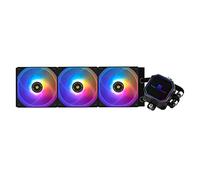 TR-Frozen Prism 360 Black ARGB AIO Water Cooler,Liquid CPU Cooler, 3×120mm PWM Fans Water Cooling System,1850RPM High Speed,Compatible With AMD/AM4/AM5 & Intel LGA115X/1200/20XX/1700