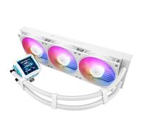TR-FW PRO 360 ARGB White CPU Water Cooler,3 PWM Fans Water Cooling System with 2000PRM,for AM5&Intel LGA1851/1700,Magnetic Detachable LCD Screen with 320 * 320 Resolution,2.73inch LCD Screen