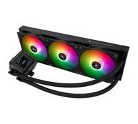 TR-FW SE 360 ARGB Black CPU Water Cooler,3 PWM Fans Water Cooling System,IPS LCD Screen with 320x240 Resolution,for AM4/AM5,Intel LGA1851/1700,Computer CPU Liquid Cooler for 2in IPS Display