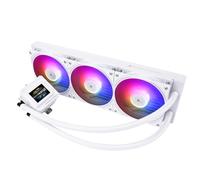 TR-FW SE 360 ARGB White CPU Water Cooler,3 PWM Fans Water Cooling System,IPS LCD Screen with 320 * 240 Resolution,for AM4/AM5,Intel LGA1851/1700,Computer CPU Liquid Cooler for 2in IPS Display