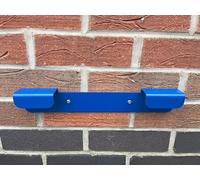 TR Garden Solutions Heavy-Duty Steel Wheelie Bin Wall Bracket Outdoor Garbage Can Holder Prevents Movement Secure & Stable Bin Mount Trash Can Stabiliser (Large Blue)