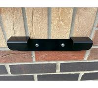 TR Garden Solutions Heavy-Duty Steel Wheelie Bin Wall Bracket Outdoor Garbage Can Holder Prevents Movement Secure & Stable Bin Mount Trash Can Stabiliser (Small Black)