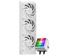 TR-Hyper Vision 360 ARGB White CPU AIO Cooler,PC 360 Specification Water Cooler System,IPS LCD Screen with 480x480 Resolution,for AM4/AM5;Intel 1700/1851,3.95in Screen High Performance Pump