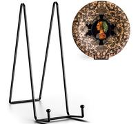 TR-LIFE 16 Inch Heavy Duty Plate Stand (4 Pack) - Metal Display Easel for Large Plates, Picture Frames, Signs, Posters, and Decorative Platters