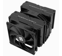 TR Peerless Assassin 140 Black, 6 Heatpipes, Two PWM Fans and Two Towers, 158 mm High CPU Cooling with Top Cover, for AM4/AM5 and Intel LGA 1851/170/1150/1151/1200