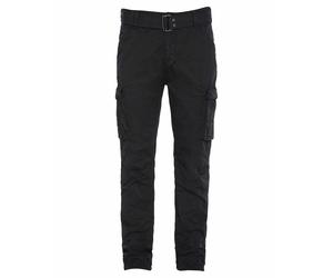 Tr Ranger 70 Cargo Trousers in Cotton with Belt Black