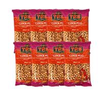 TR S Chickpeas 500g High Protein and Rich in Fiber Ideal for Cooking and Snacks Product from India Pack of 8