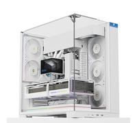 TR-Thermalright A70 White Panorama Glazing Housing Concealed Cable Management + Tool-Free Mounting Supports ATX, M-ATX Motherboards and Graphics Cards up to 420 mm Designed for Gaming Desktops