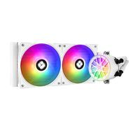 TR Thermalright Aqua Elite 240 V6 ARGB White Liquid CPU Cooler, 240 mm Aio Cooling, Double PWM Fan ARGB, for AM4/AM5, Intel LGA1851/1700/115x/1200 (White)