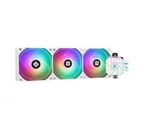 TR-Thermalright Aqua Elite 360 White V3 Aio CPU Cooler-360mm Liquid Cooler,3x120mm ARGB Cooling Fan,Easy Installation,Compatible with AM5/AM4, LGA1851/1700/115X/1200/2011, White