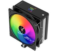 TR-Thermalright Assassin X 120 Digital ARGB Black CPU Cooler, 4x6mm Heat Pipes, 120mm PWM Fan 2000RPM, Digital Display Board Top Cover, for AM5/AM4, Intel lga1851/1700, Black