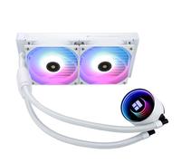 TR Thermalright Frozen Notte 240 White ARGB V2 Liquid CPU Cooler Infinite Mirror Light Effect, 240 mm Aio Cooling, Double PWM Fan 2000 rpm, for AM4/AM5, Intel LGA1851/1700/115x/1200/2011