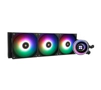 TR-Thermalright Frozen Notte 360 Black ARGB V2 Liquid CPU Cooler-Infinite Mirror Light Effect, 360mm Aio Cooling,3 PWM Fans-2000RM,for AMD AM4/AM5, Intel LGA1851/1700/115x/1200/2011(Black)