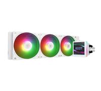 TR-Thermalright Grand Vision 360 ARGB White Liquid CPU Cooler,3.4in IPS LCD Screen with 480x480 Resolution-Magnetic,DIY Screen Theme,for AM4/AM5,LGA1851/1700/115x