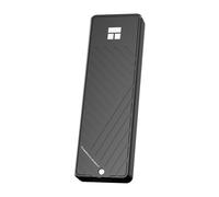 TR-Thermalright HR-EB101 Dual AC Black M.2 External SSD, NVMe/SATA Dual Protocol, Aluminium Housing, 10 Gbps Type-C, Compatible 8 TB Portable SSD