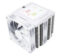 TR-Thermalright Peerless Assassin 120 Digital White CPU Air Cooler with Digital Display Board Top Cover,High-performance Twin-tower Cooling, 6 Heat pipes Cooler for Intel LGA 1700/1851/115x,AM4/AM5