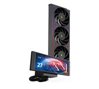 TR-Thermalright Trofeo Vision 360 ARGB Black Liquid CPU Cooler, 6.86 Inch IPS LCD Screen with 1280 x 480 Resolution Magnetic, 360 mm Cooler, for AM5, LGA1851/1700