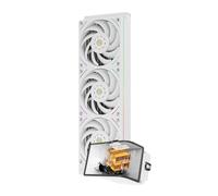 TR-Thermalright Wonder Vision 360 UB ARGB White Liquid CPU Cooler,6.67’’ 3D Curved Screen with 2400x1080 Resolution-Magnetic,360mm Radiator,for AM5,LGA1851/1700