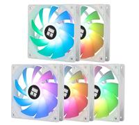 TR-TL-C12CW-S X5 CPU Cooler Fan 12cm Silent Cooling Fan,Desktop CPU Fan,ARGB LED Light,with 1550RPM Speed,Suitable for Chassis, CPU Coolers and Water Cooling Radiators