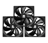 TR-TL-C14C X3 CPU Fan, S-FDB Bearing Case Fan with 4-PWM Control, Low Noise PC Fan, 140mm Computer Chassis Fan, CPU Cooler Fan|Black(3-Pack)