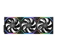 TR-TL-M12Q X3 CPU Fan 120mm Case Cooler, PWM Connector Silent Computer Cooling with S-FDB Bearing,PC Fan with ARGB Mirror Light Effect,low Noise,Black (TL-M12Q X3)