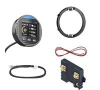 TR24 Waterproof Coulomb Meter With Color Screen For Precise Battery Monitoring, Works With For LiFePO4, Lithium, Acid, And NiMH Batteries(50A)