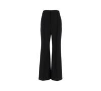 Tr312 Flared Trousers- female- Carven- Wide Trousers- Black- M- Trousers M
