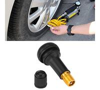 TR413 Rubber Snap In Tire Valve Stem Set Durable High Temperature Valve Cores Included for Car Wheel 10Pcs Black Rubber Stem for Auto Wheel