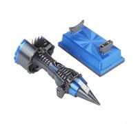 TR900 turbofan engine model featuring 12cm electric shock absorber motor and serial peripheral interface for enhanced electronic modules (Blue)