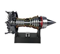 TR900 Turbofan Engine Model Kit - 35cm Operable Aircraft Jet Engine with Adjustable Speed & LED Lights, STEM Educational Assembly Toy