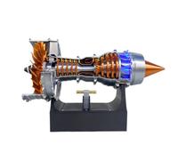 TR900 Turbofan Engine Model Kit, Working Jet Engine Model with LED Light