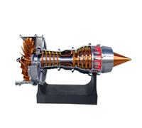TR900 Turbofan Engine Model Kit, Working Jet Engine Model with LED Light