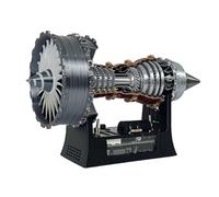 TR900 Turbofan Engine Model That Runs, Adjustable Speed Aircraft Engine Turbojet Engine with LED Light, Mechanical Science Education Toy Gift Decor for Adult, 25cm