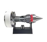 TR900 Turbofan Jet Engine Model - 28cm Fully Assembled Aircraft Engine Replica with Adjustable Speed & LED Lights, Mechanical Science STEM Educational Model, Aviation Collectible for Enthusiasts