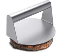 trabag 6.3 Inch Stainless Steel Burger Smasher, Round Smash Burger Press, Professional Griddle Accessories Kit, Burger Press For Bbq Steak Grill Cooking