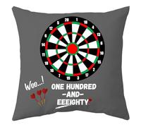 trabag Funny Dart Gifts for Men, Darts Accessories, Birthday Presents for Dart Fans, Personalised Cushion Cover Decorative