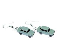 Trabi Trabant GDR East Germany DDR German Car Vintage Earrings Miniblings Blue