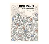 Trace & Color Doodle Art Book for Mindfulness - Creative Line Drawing